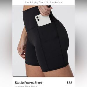 Vuori Studio Pocket Shorts
